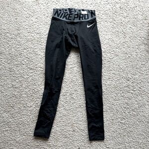 Nike Black Leggings with Elastic Waistband